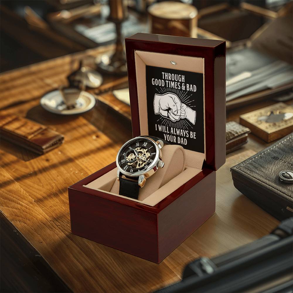 Son - Through Good Times & Bad - Men's Openwork Watch