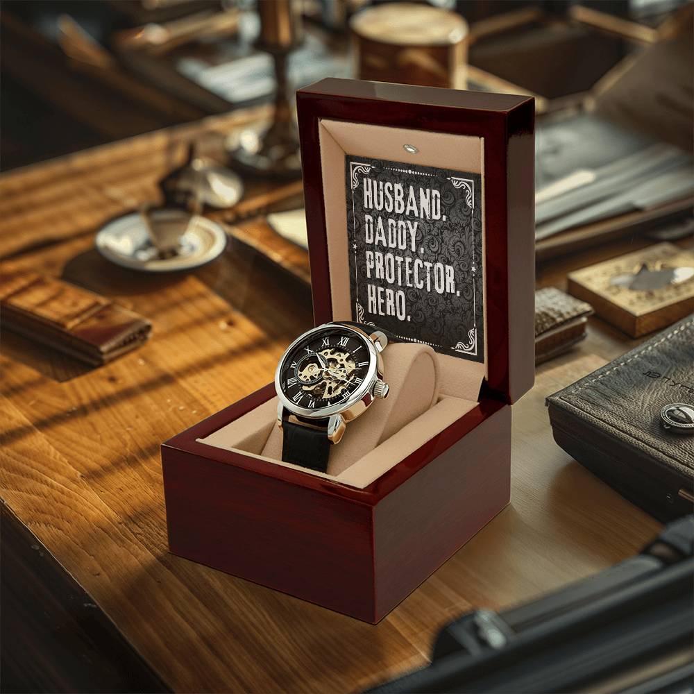 Awesome Men's Openwork Watch Gift