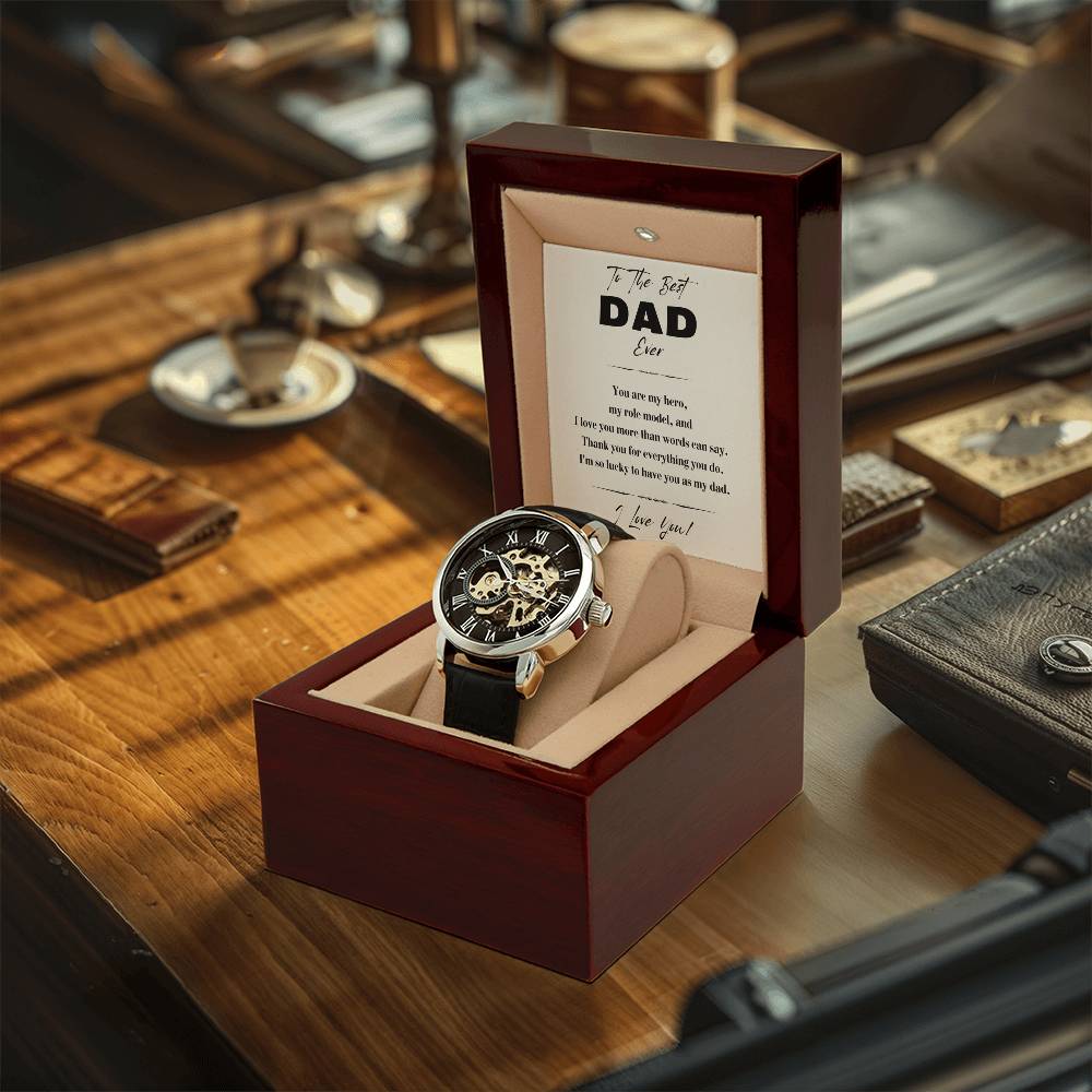 To The Best Dad  - Openwork Watches