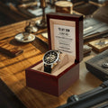 Gifts For Son From Dad And Mom - Always With You - Openwork Watches - Two Tone Box