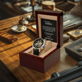 Men's Openwork Watch For Husband To My Amazing Husband Gift Watch Father's Day Gift Watch From Wife Skeleton Watch For Men