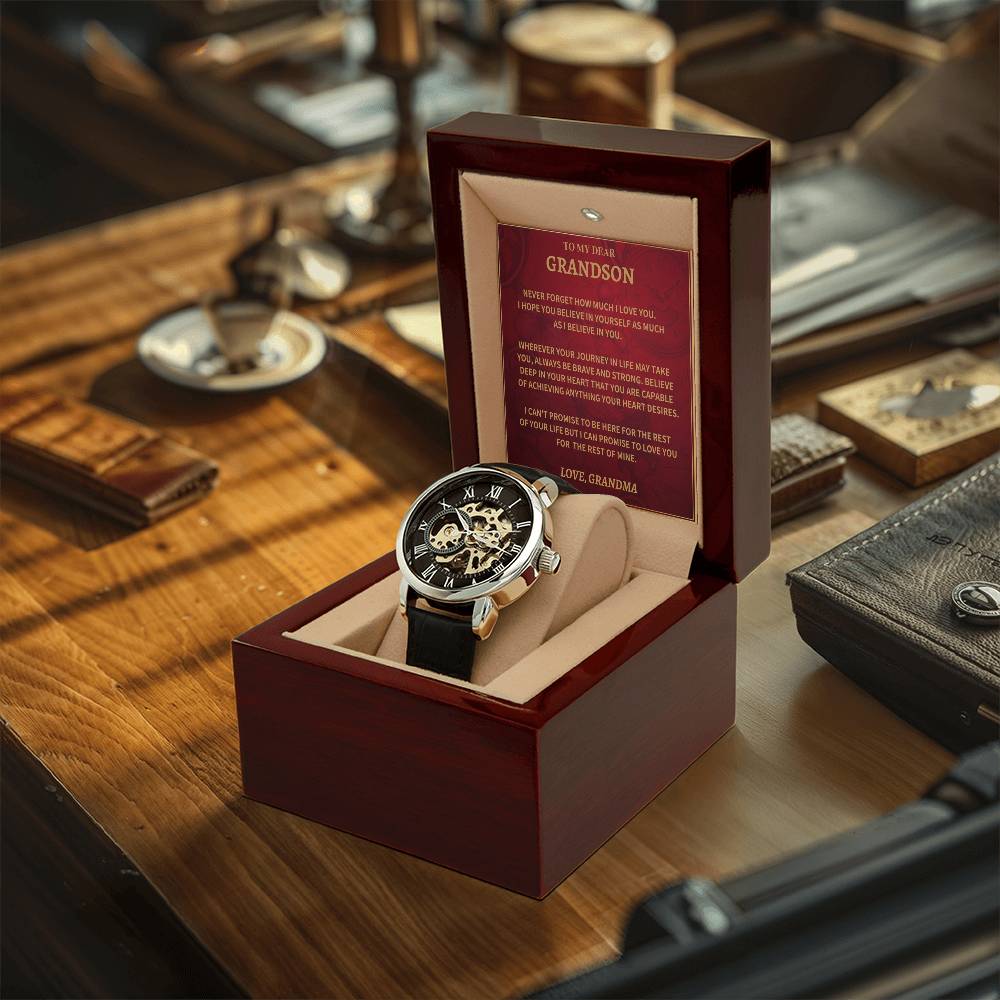 Openwork Watches Grandson Gift