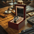 My Husband I Need You To Know I Thank God For You Mens Skeleton Openwork Watch