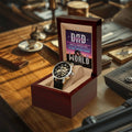 To My Dad Watch Openwork Watch With Message Card For Dad Father's Day Gift Watch