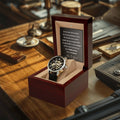 Breathe Anxiety Relief Gift, Sending Hugs And Appreciation Openwork Watches For Him