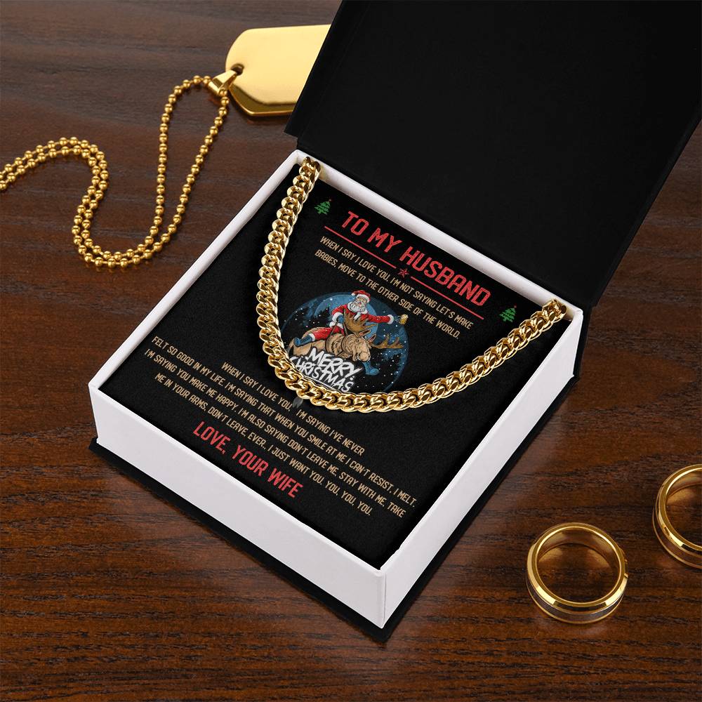 Perfect Christmas Gift For Husband Cuban Link Chain