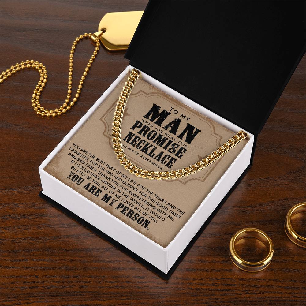 You Are The Best Part Of My Life - Cuban Link Chain Necklace