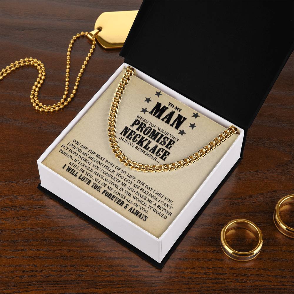 You Are The Best Part Of My Life - Cuban Link Chain Necklac