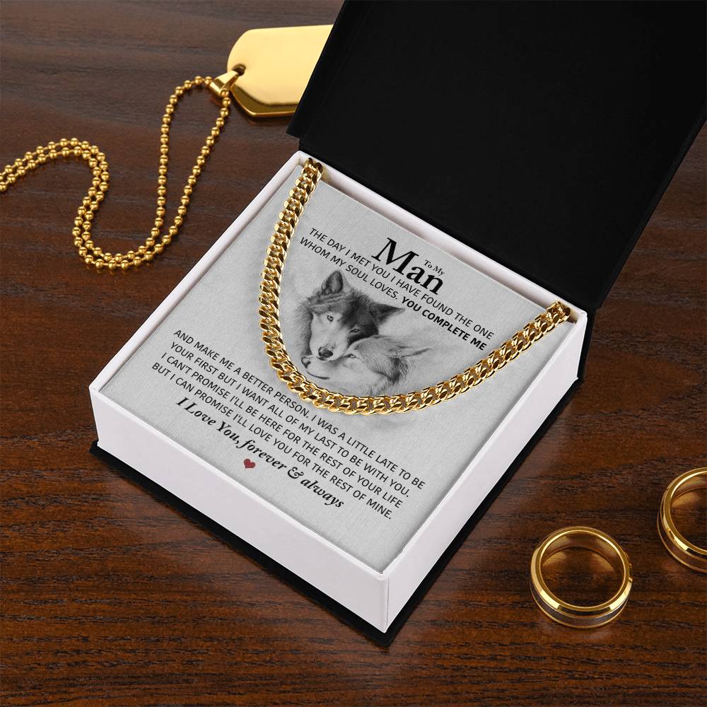 Perfect Gift For Man Cuban Link Chain
