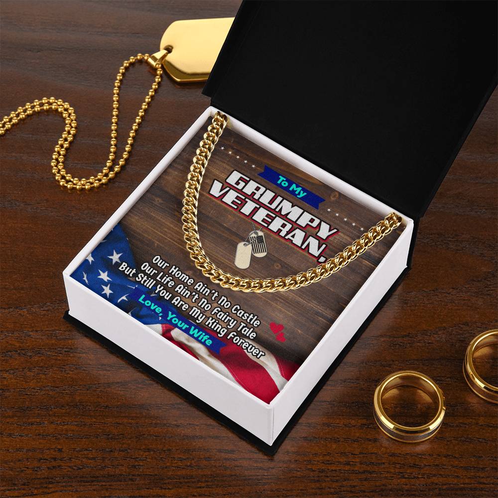 To My Veteran - Cuban Link Chain