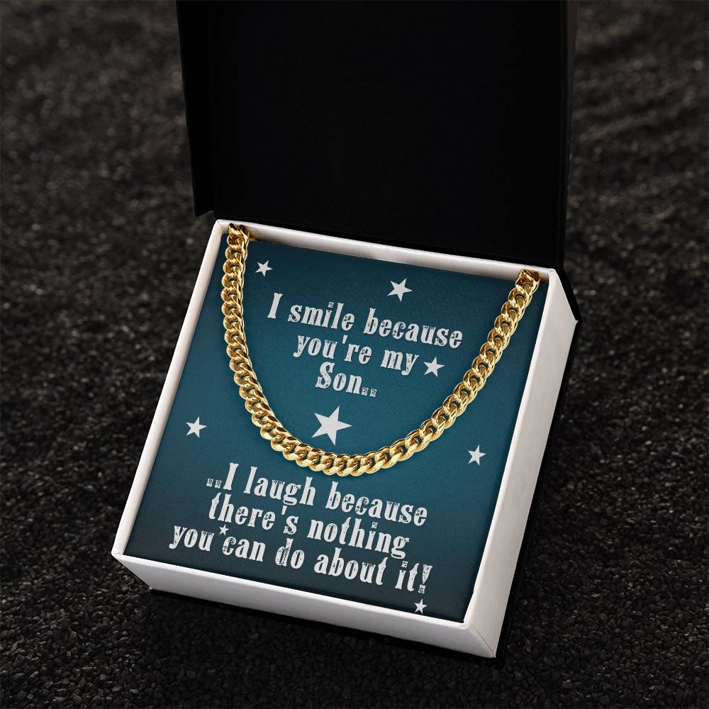 There's Nothing You Can Do About It Cuban Link Chain