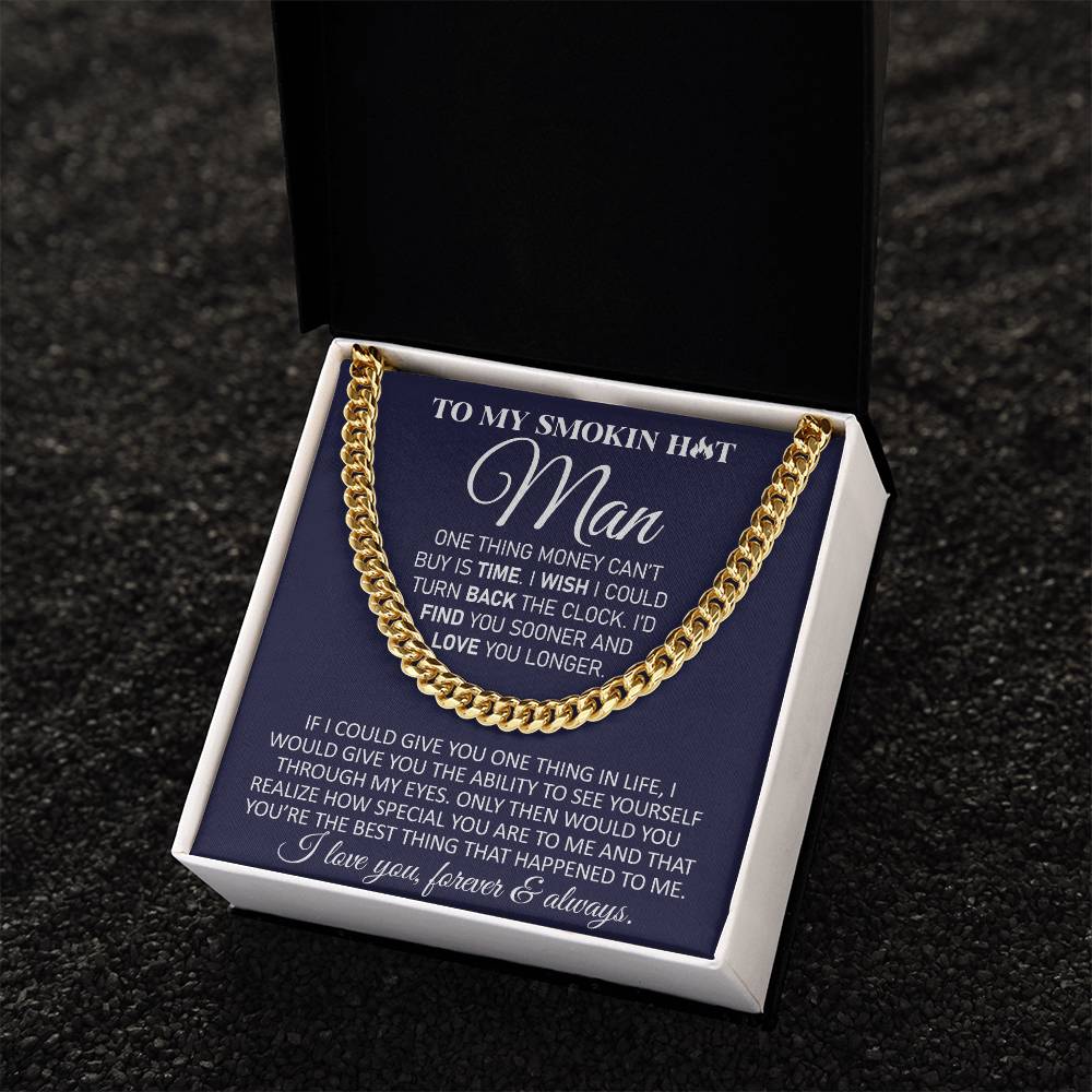 My Man - Find You Sooner  Cuban Link Chain