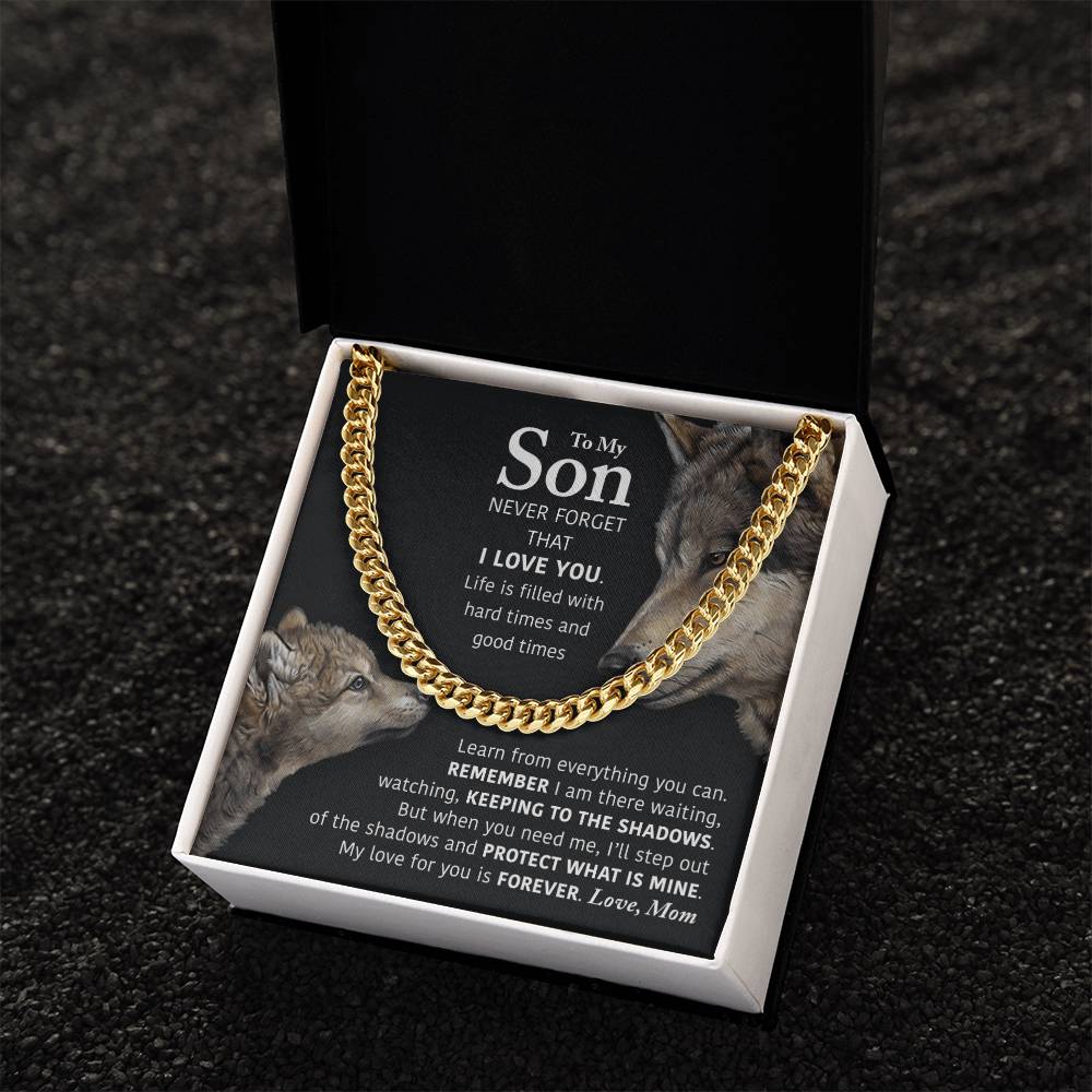 My Son - Keeping To The Shadows Cuban Link Chain