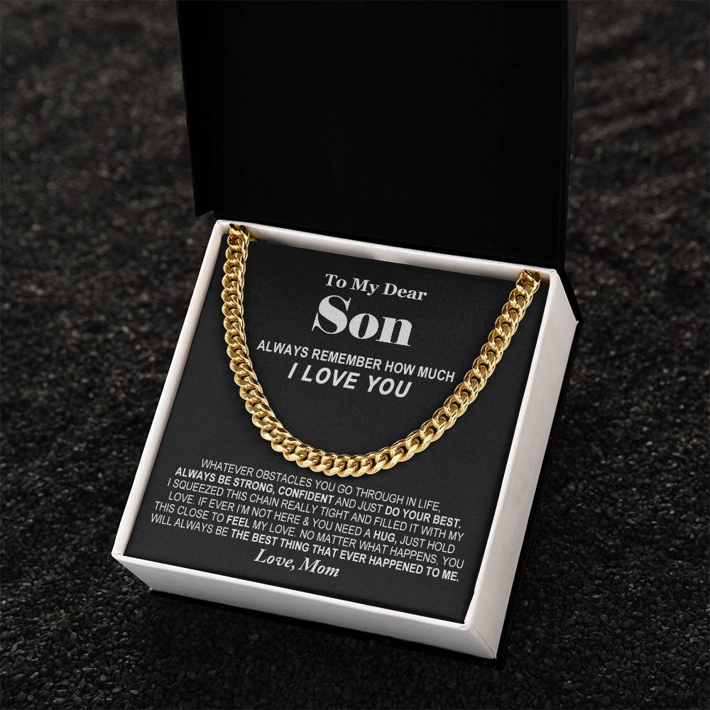 Son - Always Be Strong - Cuban Link Chain