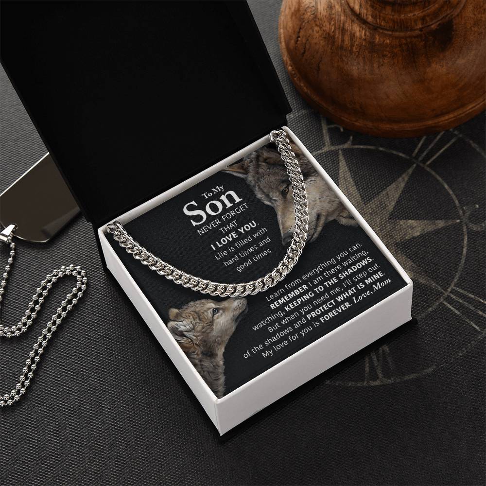 My Son - Keeping To The Shadows Cuban Link Chain