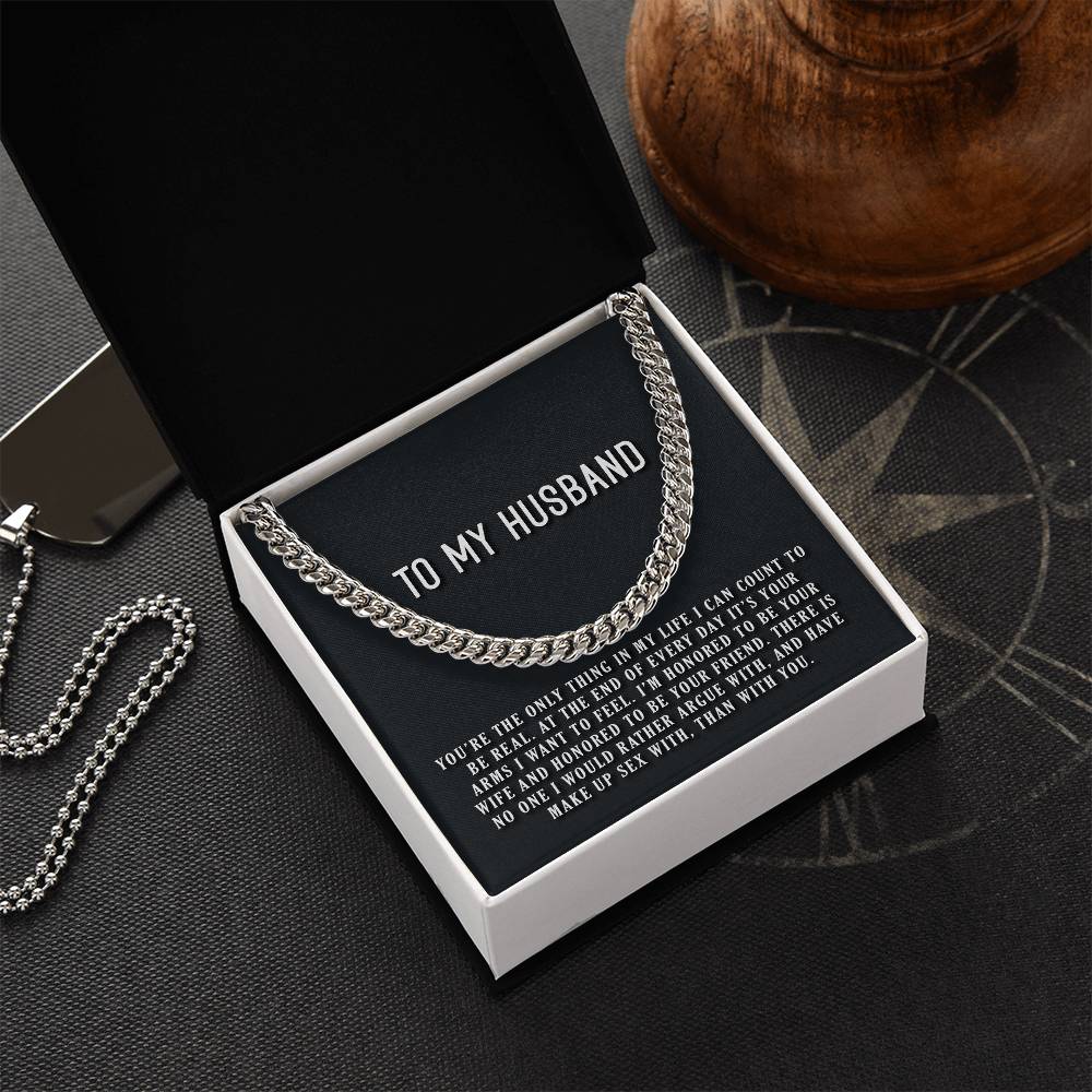 Than With You Cuban Link Chain