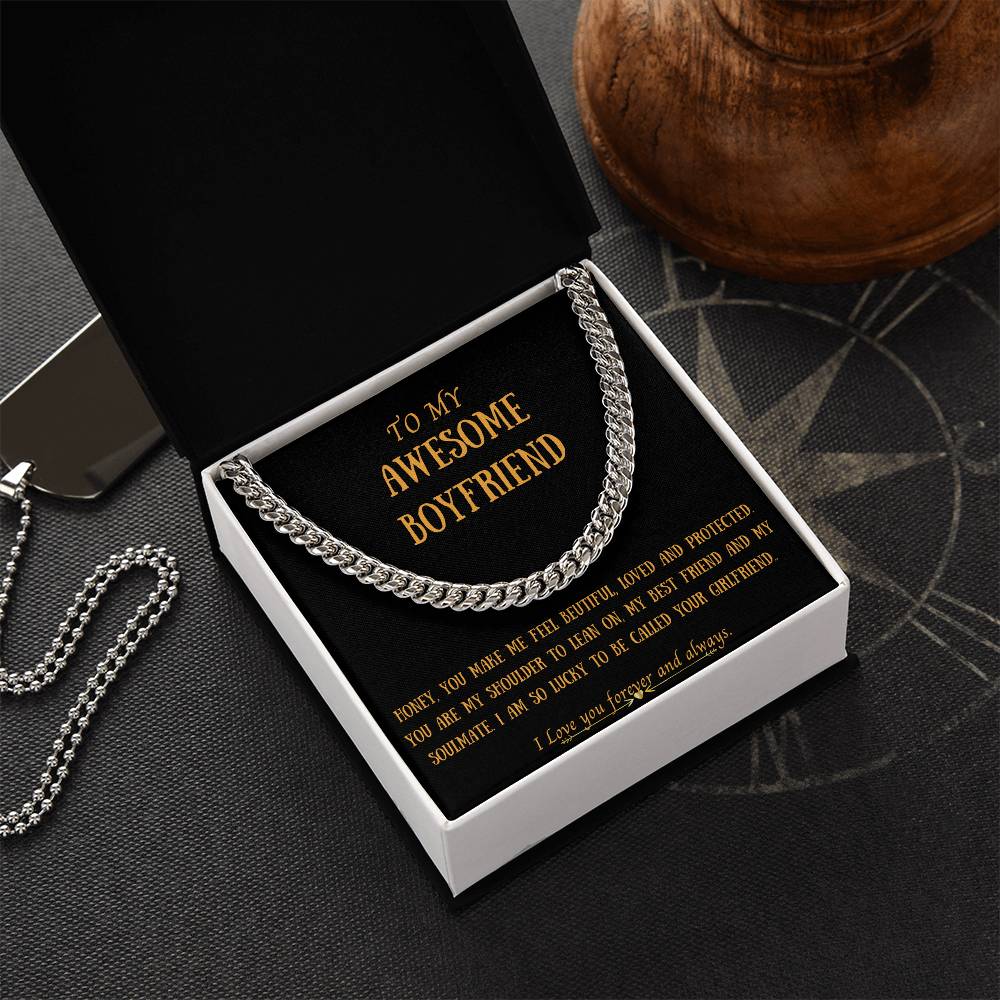 Awesome Boyfriend Cuban Link Chain