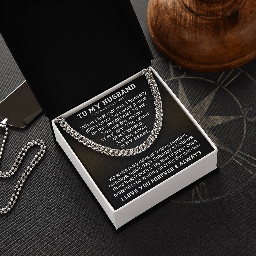 Gift For Husband - Lazy Days - Cuban Link Cuban Link Chain