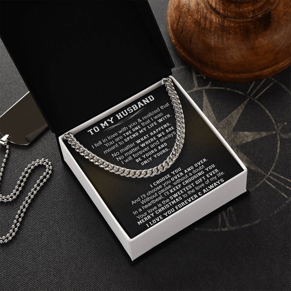 Gift For Husband - Without Pause - Cuban Link Cuban Link Chain