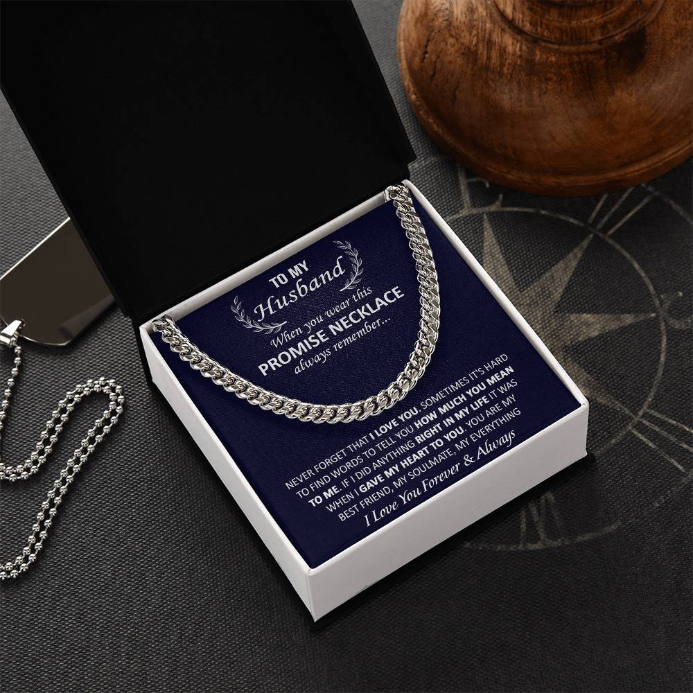 Gift For Husband - Best Friend - Cuban Link Cuban Link Chain