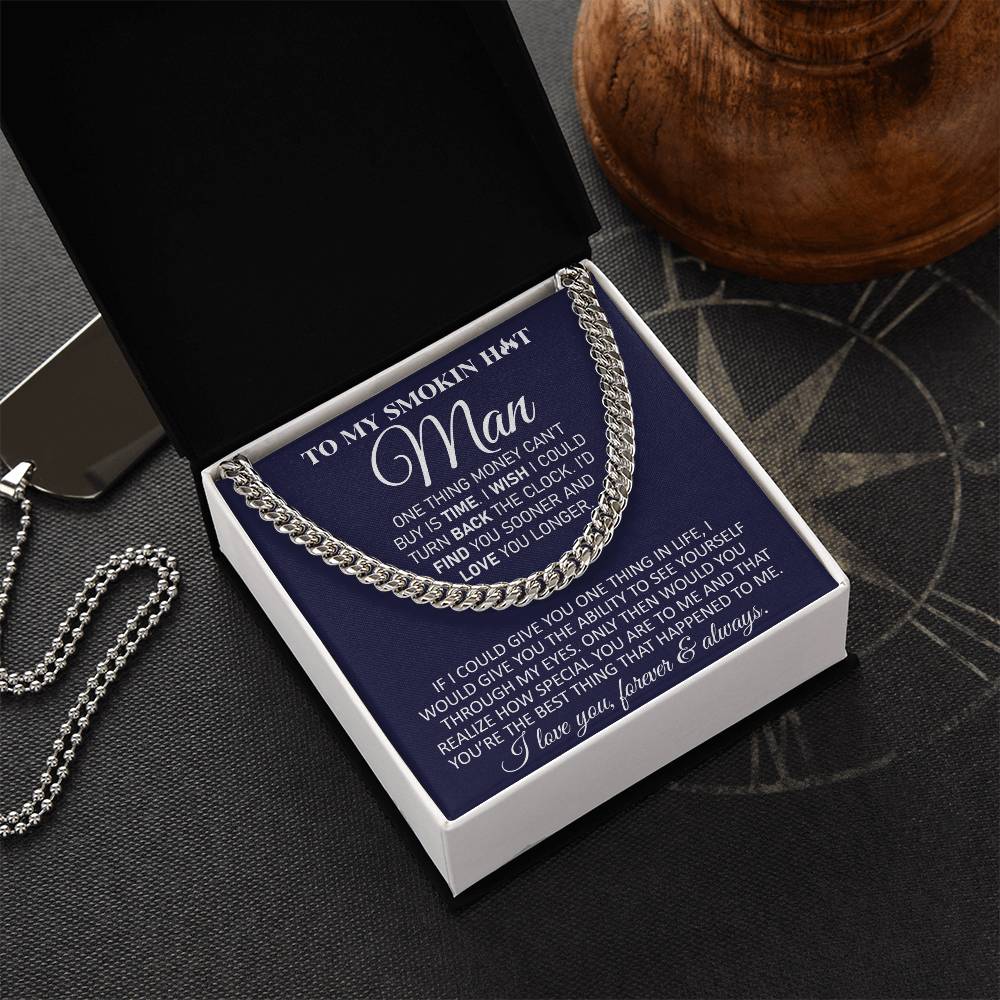 My Man - Find You Sooner  Cuban Link Chain