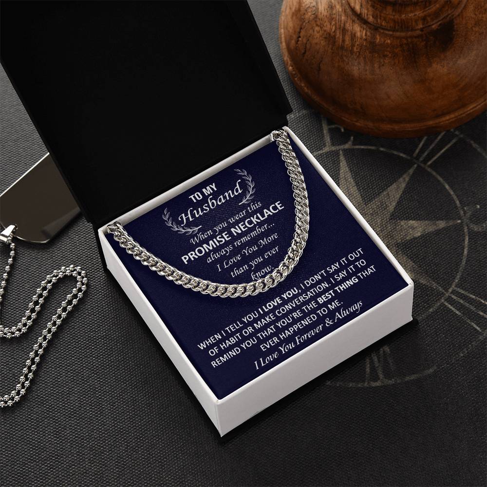 Gift For Husband - Conversation - Cuban Link Cuban Link Chain