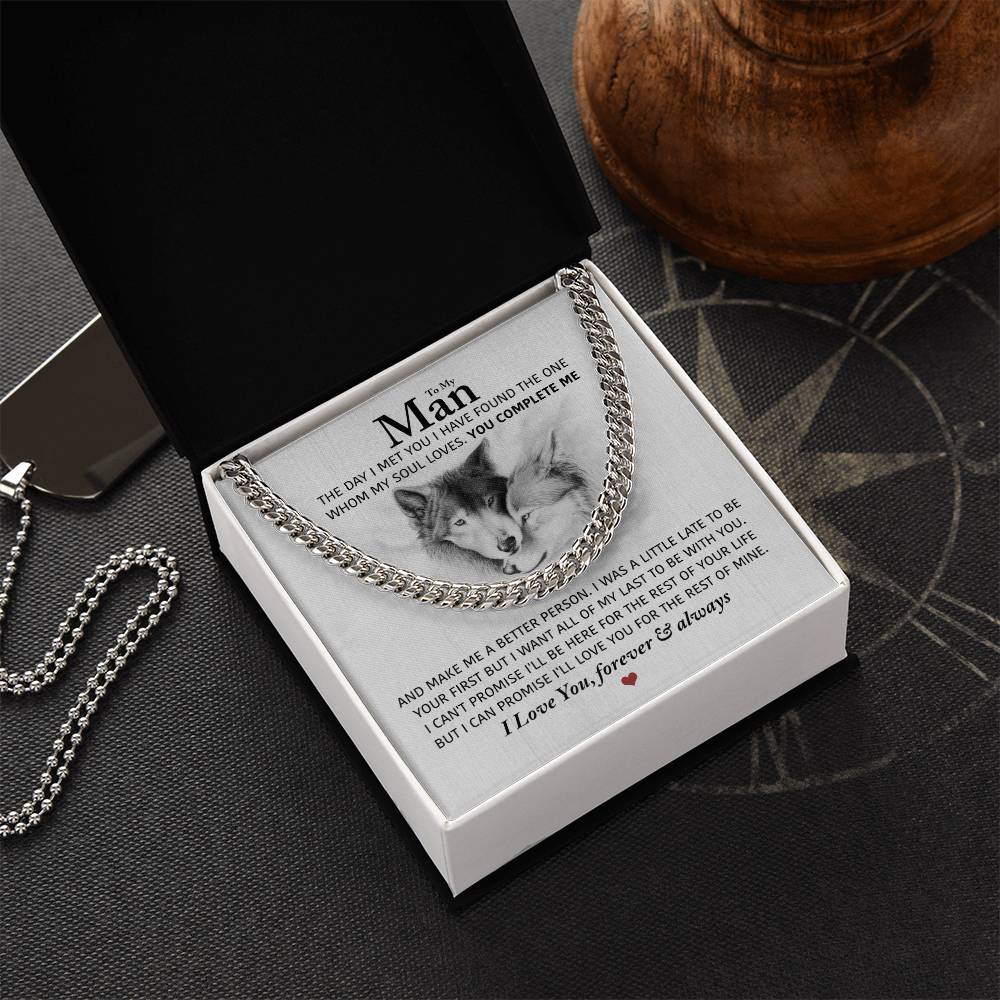 Perfect Gift For Man Cuban Link Chain