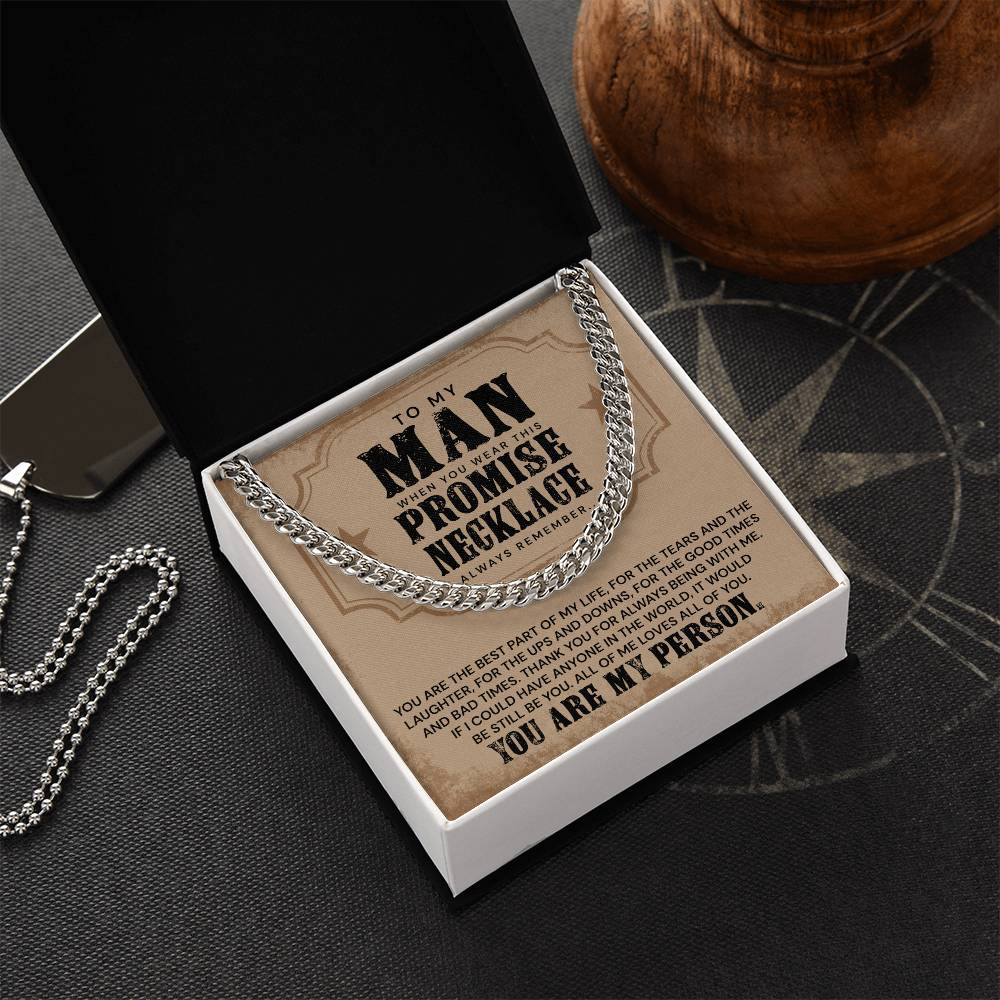 You Are The Best Part Of My Life - Cuban Link Chain Necklace