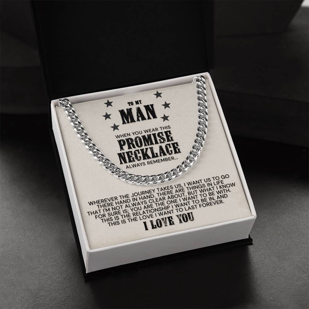 The Promise Necklace - Cuban Link Chain Necklace