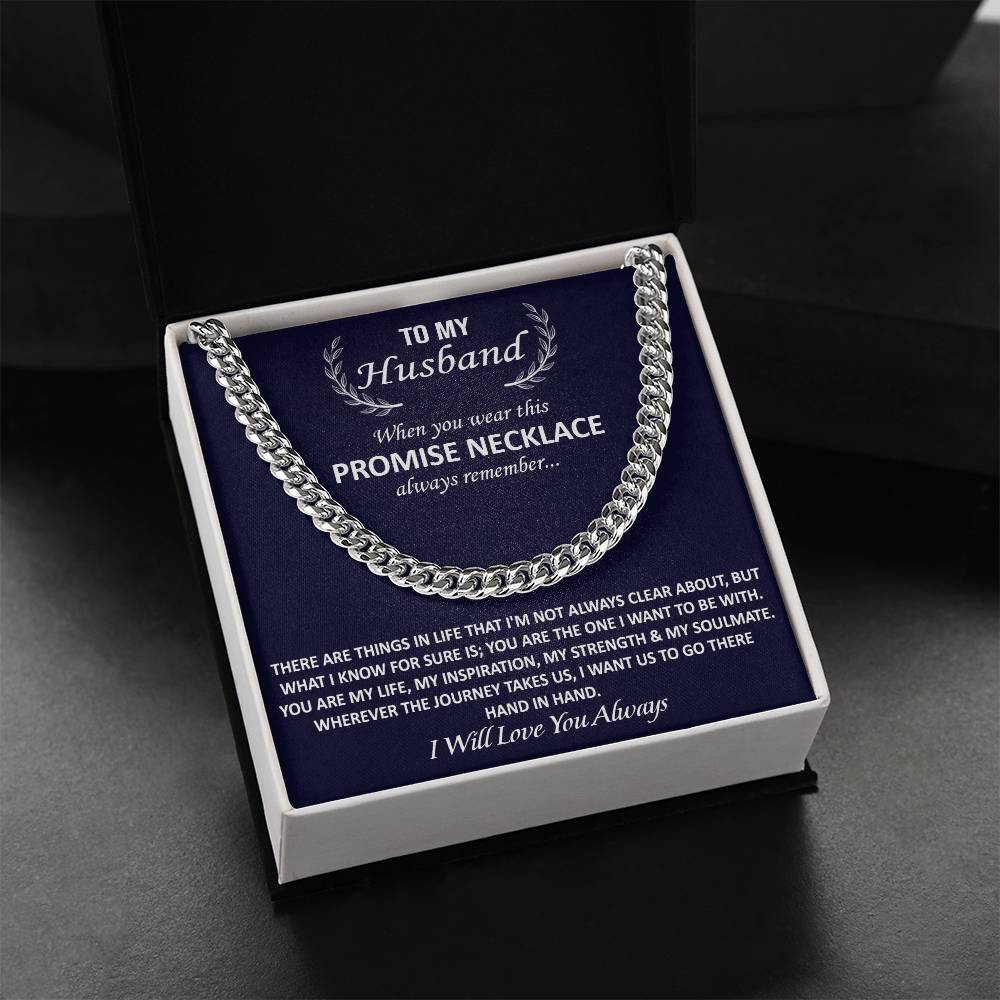 Gift For Husband - Be With You - Cuban Link Cuban Link Chain