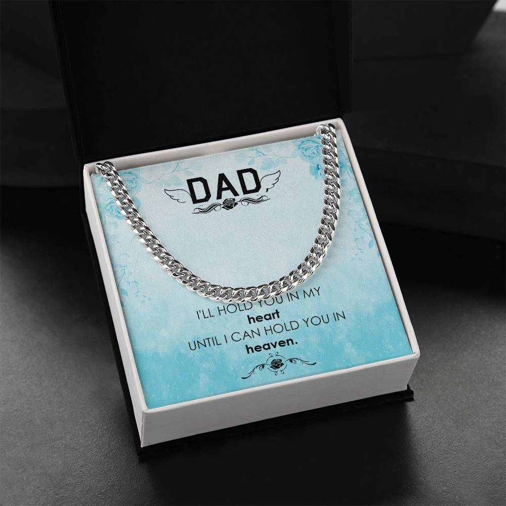 Love You Dad Cuban Link Chain