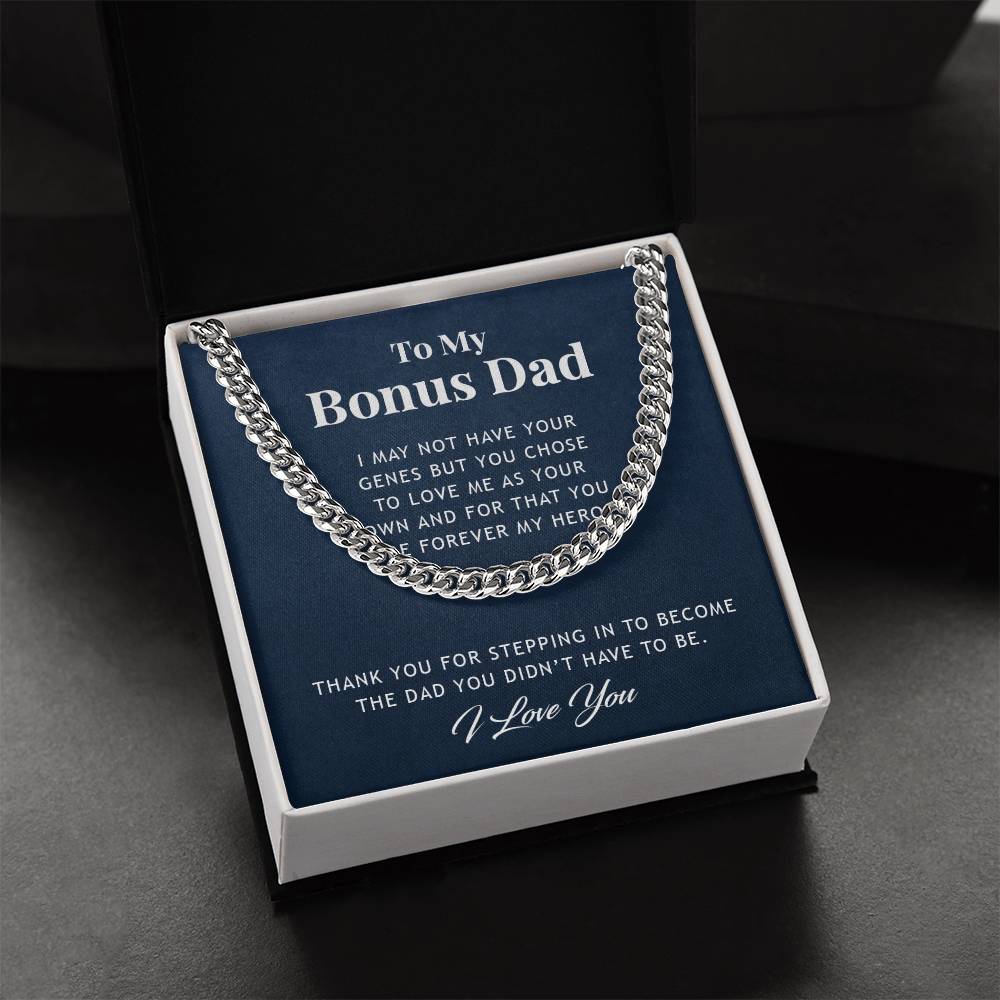 Bonus Dad Special Gift - Link Chain Necklace Cuban Link Chain