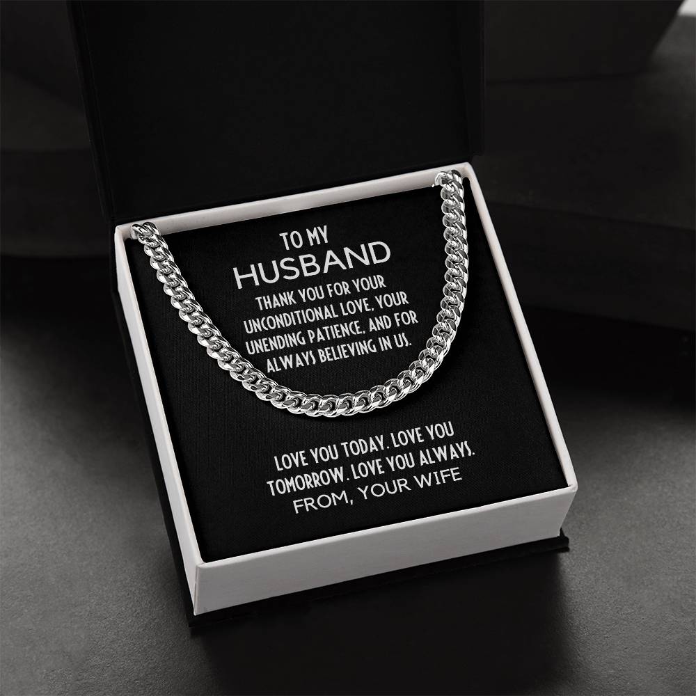 Thank You For Your Love Cuban Chain Cuban Link Chain