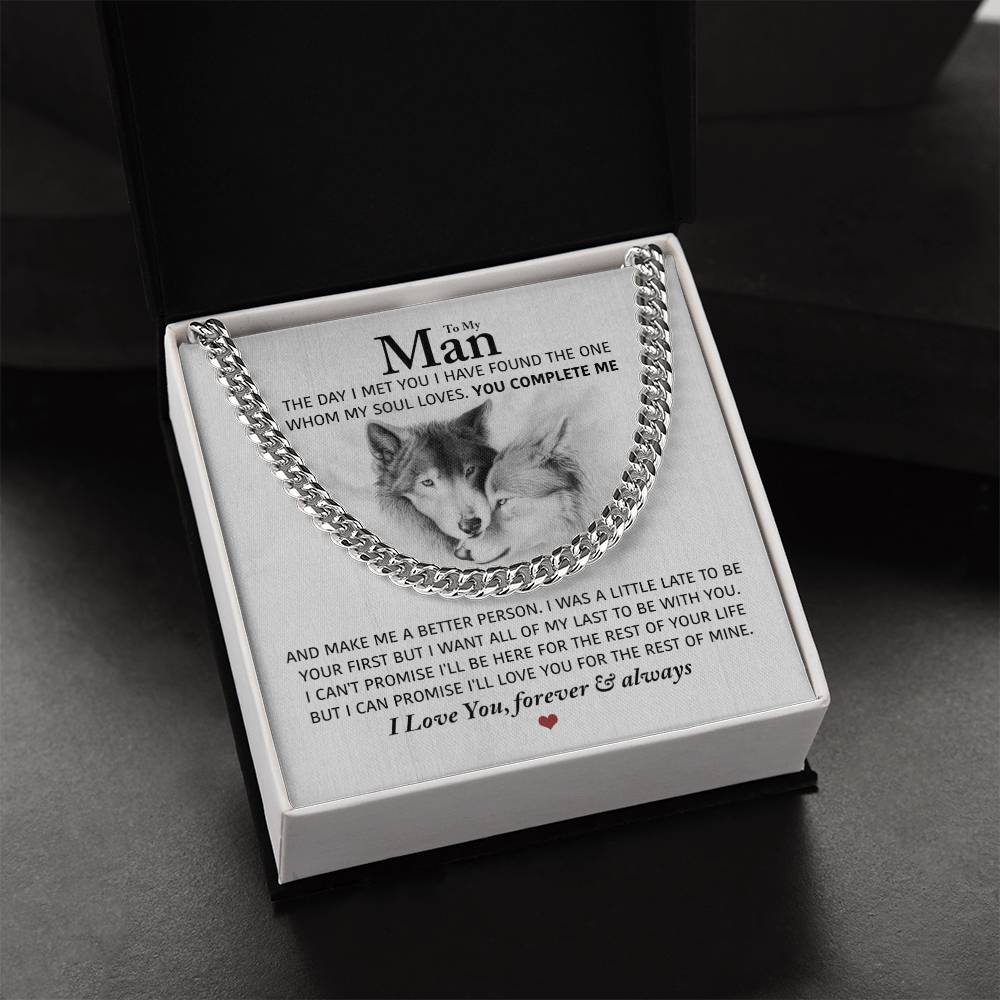 Perfect Gift For Man Cuban Link Chain