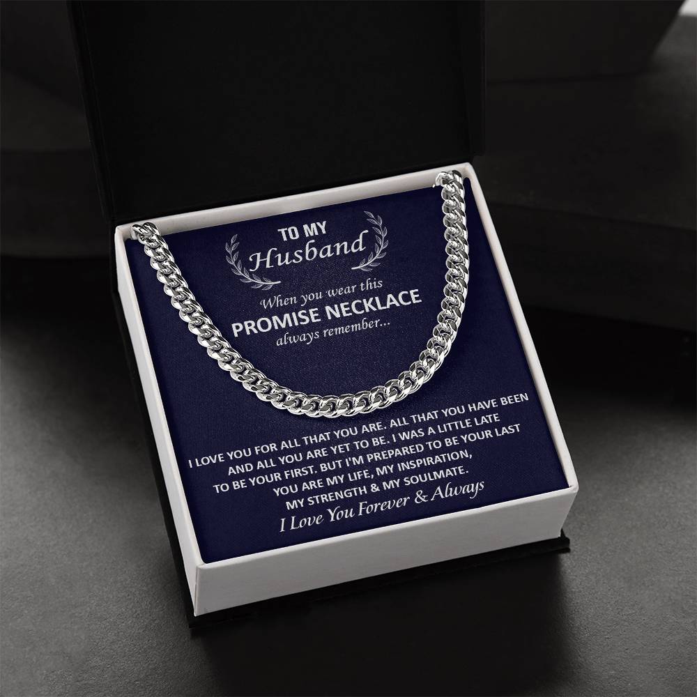 Gift For Husband - My Strength - Cuban Link Cuban Link Chain