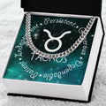 Cuban Link Chain Necklace - Taurus Theme
