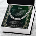 I Gave My Heart To You Cuban Link Chain Necklace Prism Edition