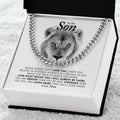 My Son - I Will Always Be There Cuban Link Chain