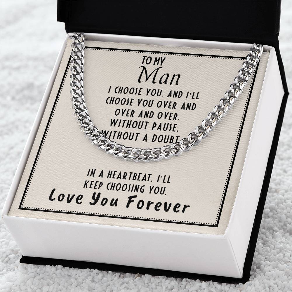 Cuban Link Chain Gift For My Man