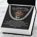 My Wonderful Man - Perfect Gift For Him Cuban Link Chain