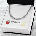 Chain Link Neckwear With Message Card & Luxury Gift Box Cuban Link Chain