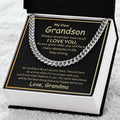 Gift For Grandson  - Cuban Link Chain Necklace - Trending Now