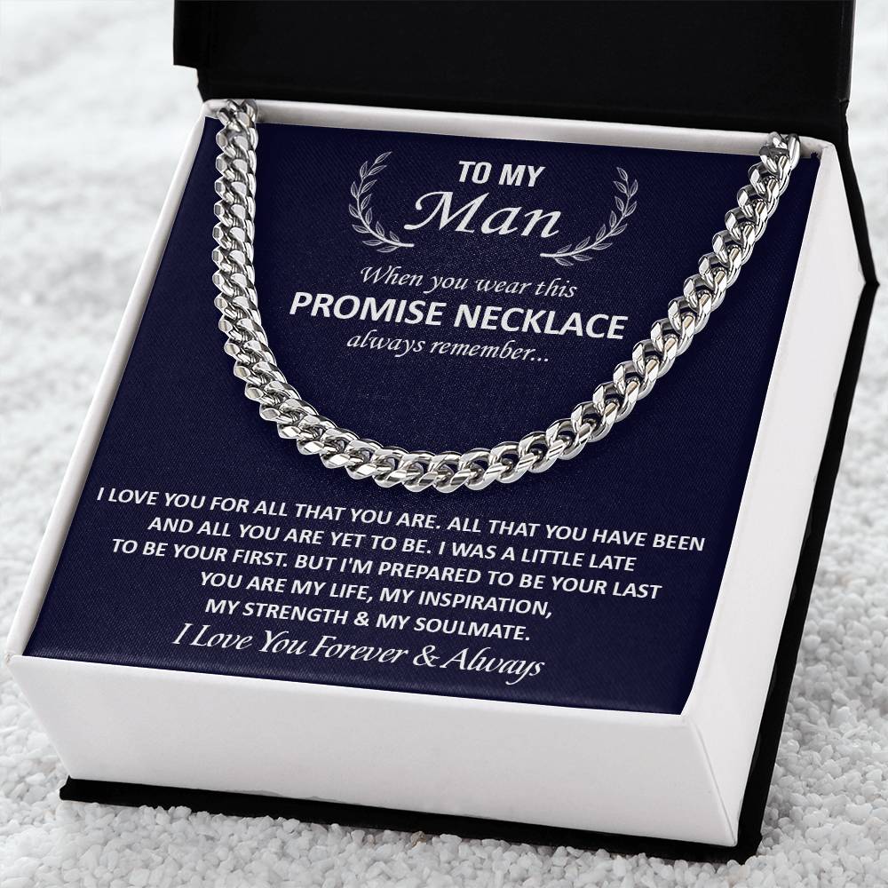 Gift For Your Man - My Strength - Cuban Link Cuban Link Chain