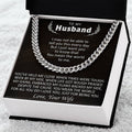 Gift For Husband - Just Be You - Cuban Cuban Link Chain