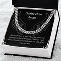 Daddy Of An Angel Cuban Link Chain