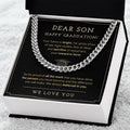 Happy Graduation Gift For Son Cuban Link Chain