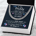 New Dad Gift From Wife Dear Daddy Cuban Link Chain Necklace Gifts For First Time Dads Daddy To Be Gift