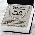 Cuban Link Chain Gift For Rockhounder Husband