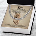 My Son - Will Always Have Your Back  Cuban Link Chain Necklace