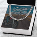 It's Not About Being Better - Cuban Link Chain Necklace